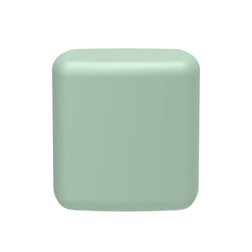 South Shore Dalya Outdoor Side Table - Sage Green Scandinavian Square Table For Patio & Balcony